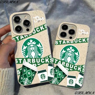 เคสโทรศัพท์มือถือ ลายข้าวสาลี ถ้วยชาเขียว สําหรับ Apple Iphone 15 14 13pro 12 11xsmax xr KFNI