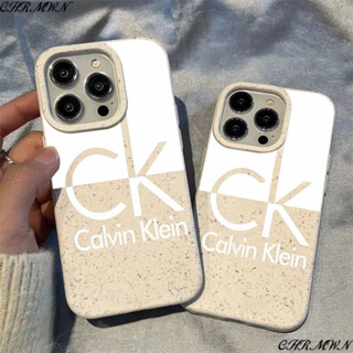 เคสโทรศัพท์มือถือ ลายข้าวสาลี CK แบบครึ่งหน้าจอ สําหรับ Apple Iphone 15 14 13pro 12 11xsmax xr LA7S