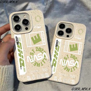 เคสโทรศัพท์มือถือ ลายฉลากภาษาอังกฤษ หญ้า สีเขียว สําหรับ Apple Iphone 15 14 13pro 12 11xsmax xr IQ2J