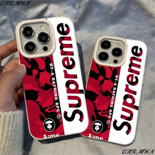 เคสโทรศัพท์มือถือ ลายข้าวสาลี แนวสตรีท สีแดง สําหรับ Apple Iphone 15 14 13pro 12 11xsmax xr HPWX