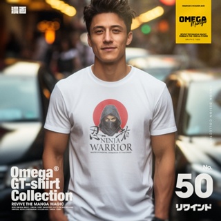 [S-5XL]เสื้อยืด Oldskull Omega No.50 (Ninja)