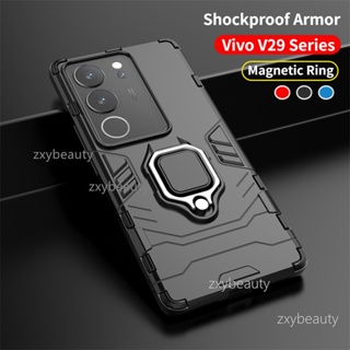 เคสโทรศัพท์มือถือแบบแข็ง กันกระแทก พร้อมขาตั้ง สําหรับ VIVO V29 Pro 5G V29E V29Lite 2023 V29 Lite V 29 V29Pro