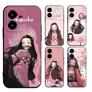 VIVO S1 S1PRO X80 X80 PRO X70 70PRO X90 เคสโทรศัพท์มือถือแบบนิ่ม ลายดาบพิฆาตอสูร Nezuko T1 สําหรับ