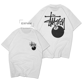 [S-5XL]เสื้อยืด พิมพ์ลายการ์ตูน Stussy 8th Ball Wind Breaker สไตล์เกาหลี