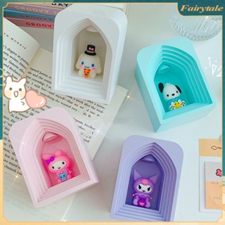 ❀ Sanrioed Kawaii Nightlight โคมไฟตั้งโต๊ะน่ารักเครื่องประดับ Creative Hand-made Nightlight My Melody Cinnamoroll Angel Decoration Light Girl Gift