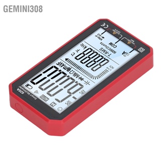  Gemini308 มัลติมิเตอร์แบบดิจิตอล 6000 นับอัตโนมัติ NCV เครื่องทดสอบแรงดันไฟฟ้าเครื่องมือวัดความต้านทานกระแสไฟ