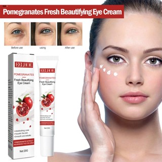 Eelhoe Pomegranate Eye Cream Moisturizing Puffy Tight Eye Cream Dark Circles Cream โลชั่นบำรุงรอบดวงตา nuuo