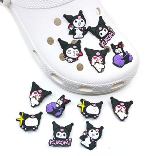 จี้การ์ตูนอนิเมะ Jibits Crocs My Melody Jibbits Charm Kuromi Jibitz น่ารัก เครื่องประดับ สําหรับรองเท้าผู้หญิง