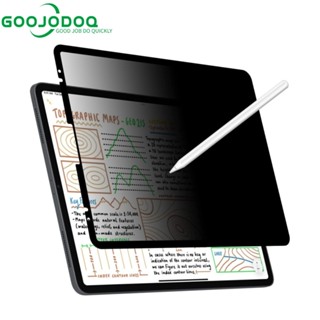 GOOJODOQ ฟิล์มกันรอยหน้าจอ สําหรับ iPad Pro 11 Air 4 5 10.9 iPad 7 8 9 Pro 12.9