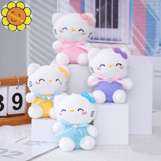 SANRIO Yescont พวงกุญแจ จี้ตุ๊กตา Hello Kitty ประดับโบว์น่ารัก 13 ซม. สําหรับเด็ก