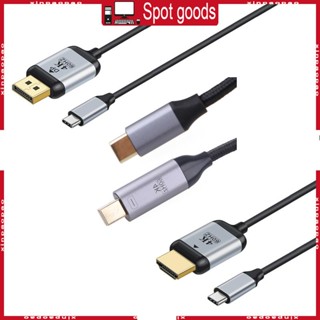 Xi 3 to DP สายเคเบิ้ลอลูมิเนียม DP Cable USB C to DisplayPort Cable 1 8 เมตร