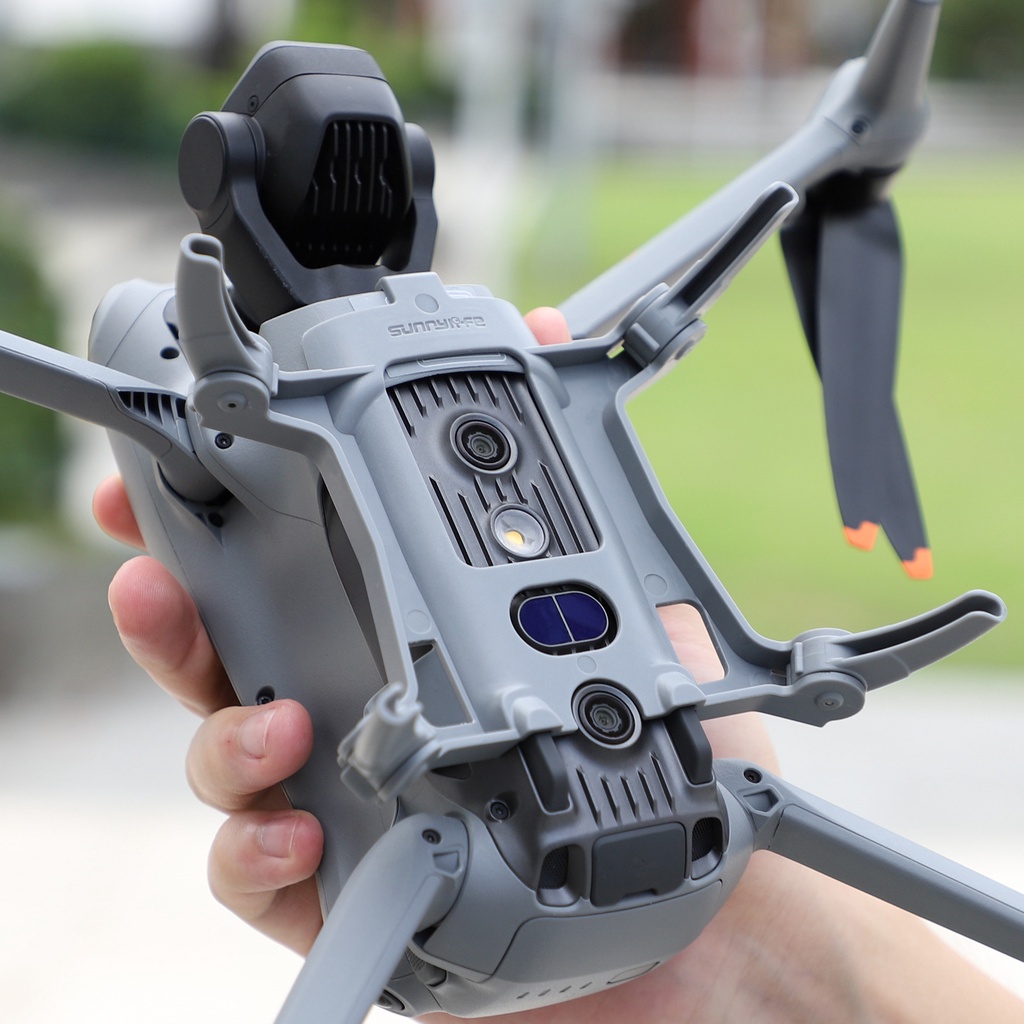 ((คลังสินค้าพร้อม) Sunnylife เหมาะสําหรับ Dji Air 3S/Air 3 ขาตั้งกล้องเพิ่มความสูงแบบพับได้ Spider Integrated Landing Stand วงเล็บป้องกัน