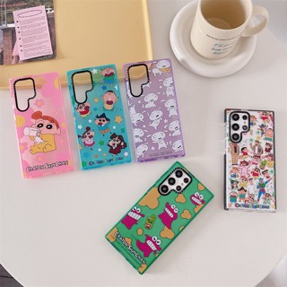 เคสซิลิโคน เคส SAMSUNG Galaxy S23 Plus S23+ S23Ultra S22 Plus S22+ S22Ultra S21 Plus S21+ S21Ultra S20 Plus S20+ S20Ultra Creative Cute Cartoon เครยอนชินจัง Crayon Shin Chan Silicone Soft Case