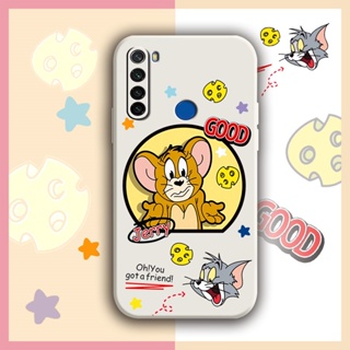 cat Solid color Phone Case For Redmi Note 8T Camera all inclusive Skin feel silicone Lens package Simplicity cute Anti-fall