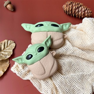 เคสหูฟังบลูทูธ ซิลิโคน ลายการ์ตูน Yoda Baby สําหรับ AirPods 1 2 3 Pro