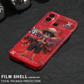 เคสโทรศัพท์มือถือ PC แข็ง ปิดด้านหลัง ลายลูฟี่ One Piece สําหรับ Infinix Hot 12 Play Hot 10 Play 11 9 Note 12 Smart 6 TECNO Pova Neo