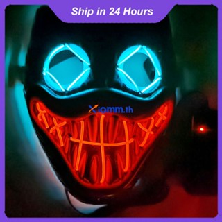 Richanghuodong Huggy Wuggy Mask ตัวละครเกม Masquerade Party Dance Party Party Mask Props Party Props Cosplay Mask Luminous Mask Headwear Led Mask Props Halloween Mask