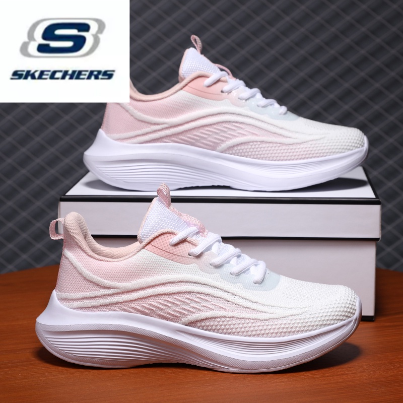 *Skechers_รองเท้าผ้าใบลําลอง สวมหุ้มข้อ สําหรับสตรี เหมาะกับการวิ่ง เล่นกีฬา ไซซ์ EU 40 41 42