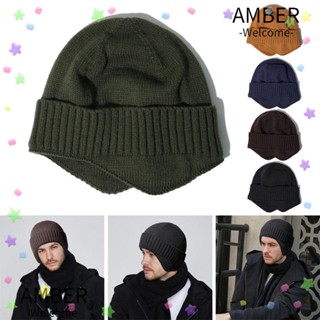 Amber หมวกแก๊ป ป้องกันหู ให้ความอบอุ่น สําหรับผู้ชาย เหมาะกับการขี่จักรยานกลางแจ้ง 56-61 ซม.