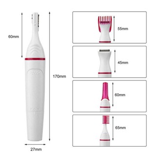 Hair Trimmer 5 In 1 Women Removal Shaving Machine Shaver Electric Shaping Bikini Trimmer Razor Eyebrow