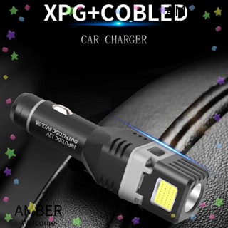 Amber ไฟฉาย XPG + Cob LED สว่างพิเศษ โฟกัสพลังงานสูง สําหรับกลางแจ้ง