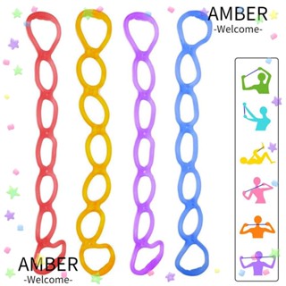 Amber เชือกแรงต้าน แบบพกพา 7 หลุม สําหรับออกกําลังกายแขน ขา