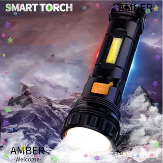 Amber ไฟฉายฉุกเฉิน แบบพกพา USB