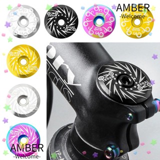 Amber ฝาครอบถ้วยคอจักรยาน สําหรับเล่นกีฬากลางแจ้ง