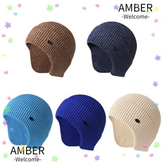 Amber หมวกแก๊ป ป้องกันหู ให้ความอบอุ่น 5 สี สําหรับผู้ชาย ขี่จักรยานกลางแจ้ง