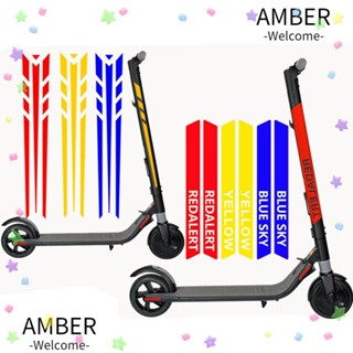 Amber สติกเกอร์สะท้อนแสง 6 สี Ninebot e22 เตือนการขับขี่ สําหรับตกแต่งร่างกาย