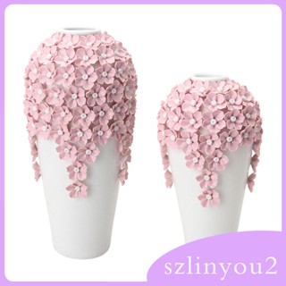 [szlinyou2] แจกันดอกไม้เซรามิก สไตล์โมเดิร์น สําหรับตกแต่งบ้าน โต๊ะ ของขวัญ