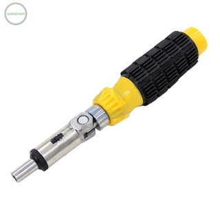 GORGEOUS~Ratchet Screwdriver Forward And Reverse Screwdriver Variable Yellow 1/4