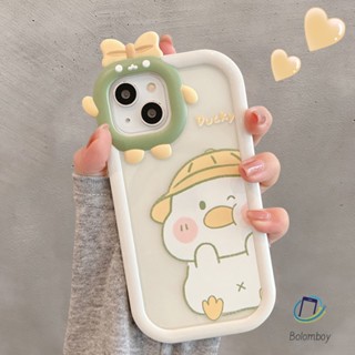 โปร่งใสอ่อนนุ่มเคสโทรศัพท์ สําหรับไอโฟน 11 12 13 14 15 Pro Max 6 7 8 Plus XR X XS MAX SE เป็ดเหลือง น่ารัก เปลือก