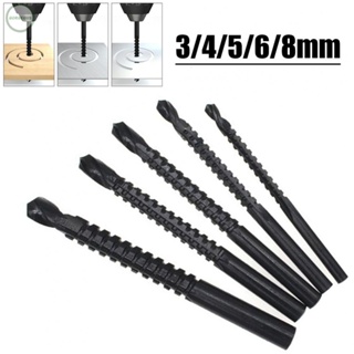 GORGEOUS~Drill Bit 3/4/5/6/8mm Spiral Groove Design 1 Set Power Tools Drill Bits