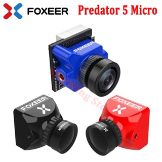 Foxeer เลนส์กล้องไมโคร Predator 5 Racing FPV M8 4ms WDR 1000TVL 4:3 16:9 PAL NTSC 1/3 นิ้ว CMOS เซนเซอร์ สําหรับโดรน FPV