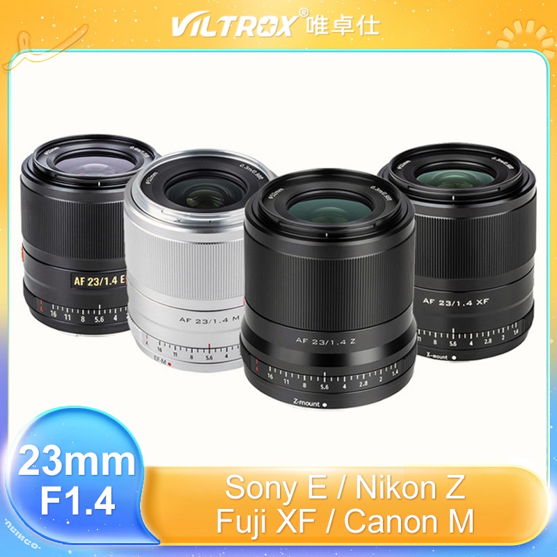 Viltrox 23mm F1.4 APS-C AF STM เลนส์โฟกัสอัตโนมัติ รูรับแสงขนาดใหญ่ สําหรับ Fuji Fujifilm X Sony E N