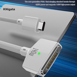 [พร้อมส่ง] สายชาร์จอะแดปเตอร์ Type-c เป็นสายแม่เหล็ก สําหรับ Macbook 140w Pd3.1
