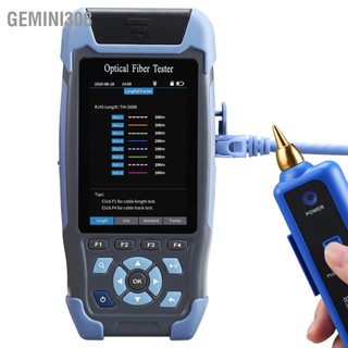 Gemini308 3.5in OTDR Optical Time Domain Reflectometer พร้อม FC to LC Connector Fiber Power Meter Tester