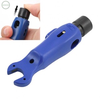 GORGEOUS~Cable Stripper Wire Stripper 9.8*2.5*2.3cm Blue Cable Coaxial Crimping