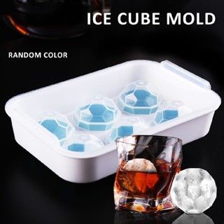 New Creative Ice Cube Maker Whiskey Ice Ball 6 Grid Silicone Ice Cube Mold Tray