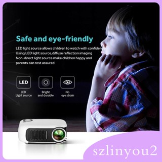 [szlinyou2] อะแดปเตอร์เครื่องเล่นมีเดียวิดีโอ USB อินเตอร์เฟซ UK พร้อมไฟ 1000 Lumens 13.5x9.7x5 ซม. พร้อมลําโพง สําหรับเด็ก ของขวัญ