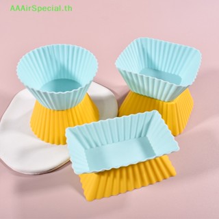 Aaairspecial แม่พิมพ์ซิลิโคน ทรงกลม รูปหัวใจ 3D สําหรับทําคัพเค้ก มัฟฟิน DIY 1 ชิ้น ต่อชุด