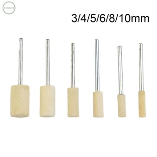 GORGEOUS~Wool Shank Burrs Cylinder Rotary Tools Polishing Polishing Tools Tool Parts