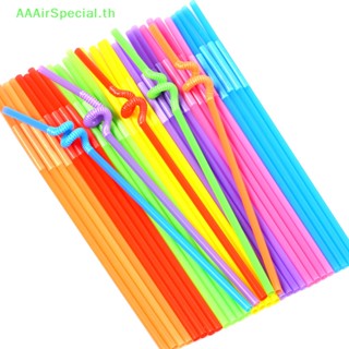 Aaairspecial หลอดพลาสติก แบบใช้แล้วทิ้ง สําหรับตกแต่งงานแต่งงาน 100 ชิ้น