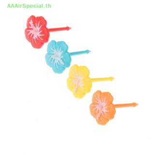 Aaairspecial ส้อมจิ้มผลไม้ เค้ก ขนมหวาน ลายการ์ตูนแมว ดอกไม้ ต้นคริสต์มาส ขนาดเล็ก สําหรับเด็ก