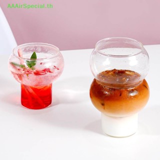 Aaairspecial แก้วมักใส รูปน้ําเต้า สําหรับใส่กาแฟ วิสกี้ โยเกิร์ต ขนมหวาน