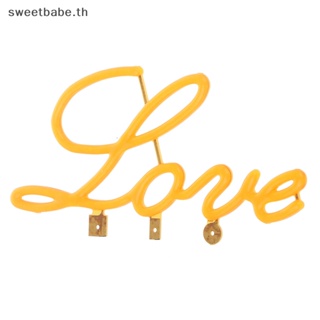 Sebabe หลอดไฟไดโอด LED 3V ยืดหยุ่น ลายตัวอักษร LOVE สําหรับตกแต่งงานแต่งงาน ปาร์ตี้ DIY TH