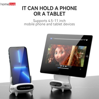 15w Wireless Charger Holder Stand Desktop Vertical Fast Charging Dock Station Bracket For 4.5 To 11" Phone Table Charging Stand homelove