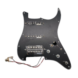 สวิตช์อัพเกรด SSH Pickguard อเนกประสงค์ สีดํา Wilkinson WVS Alnico 5 Pickups สําหรับสายกีตาร์ Fender