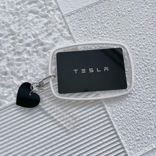 [เคสกุญแจการ์ด] เคสป้องกัน อะคริลิคใส สําหรับ TESLA TESLA Model 3/Y